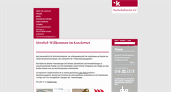 Desktop Screenshot of kanzlernet.de